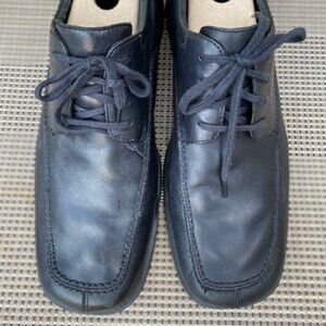 Kenneth Cole Reaction Men's Black Leather Upper Oxford Shoes Size 11